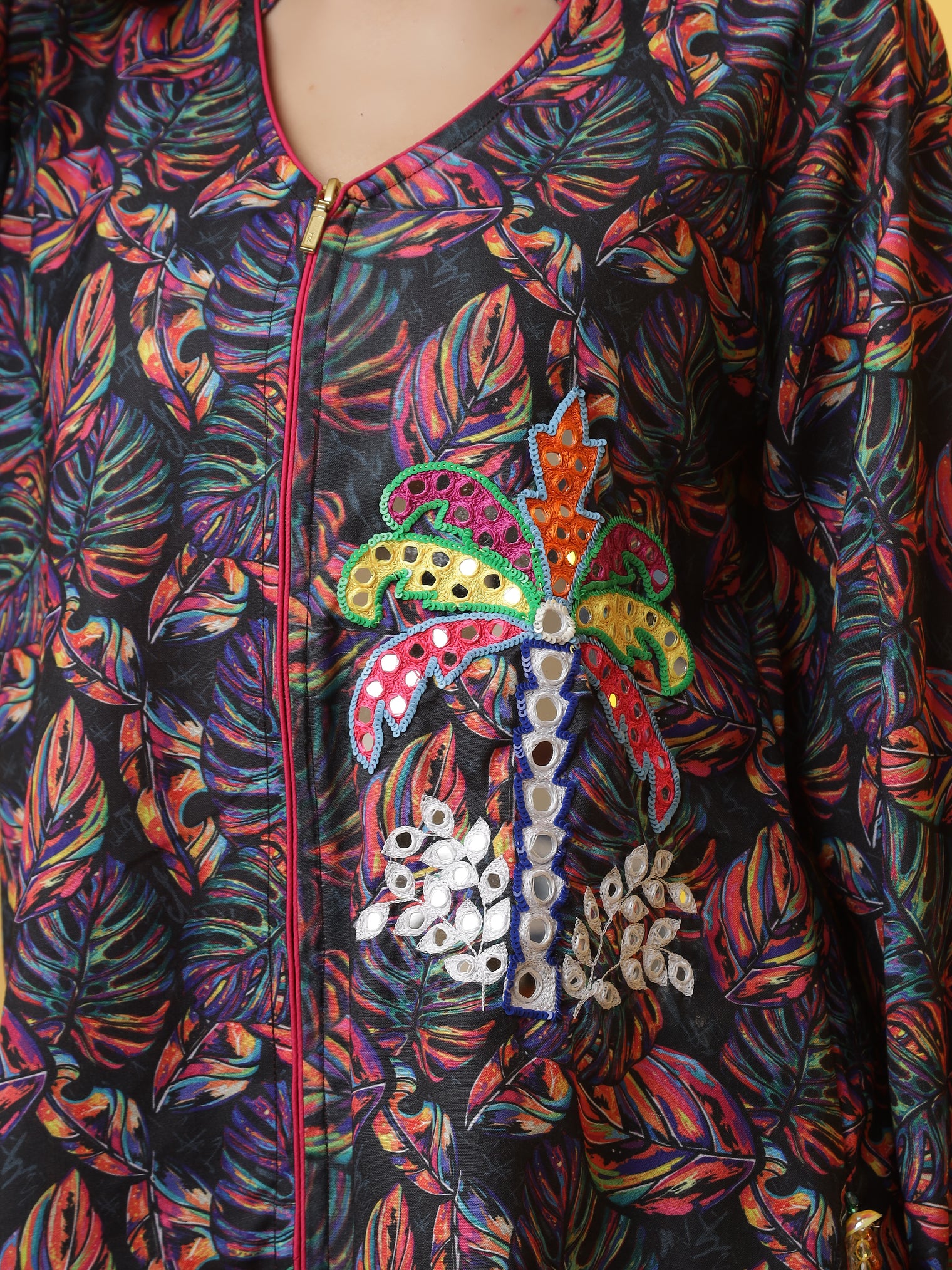 The 'Jewelled Jungle' Tunic