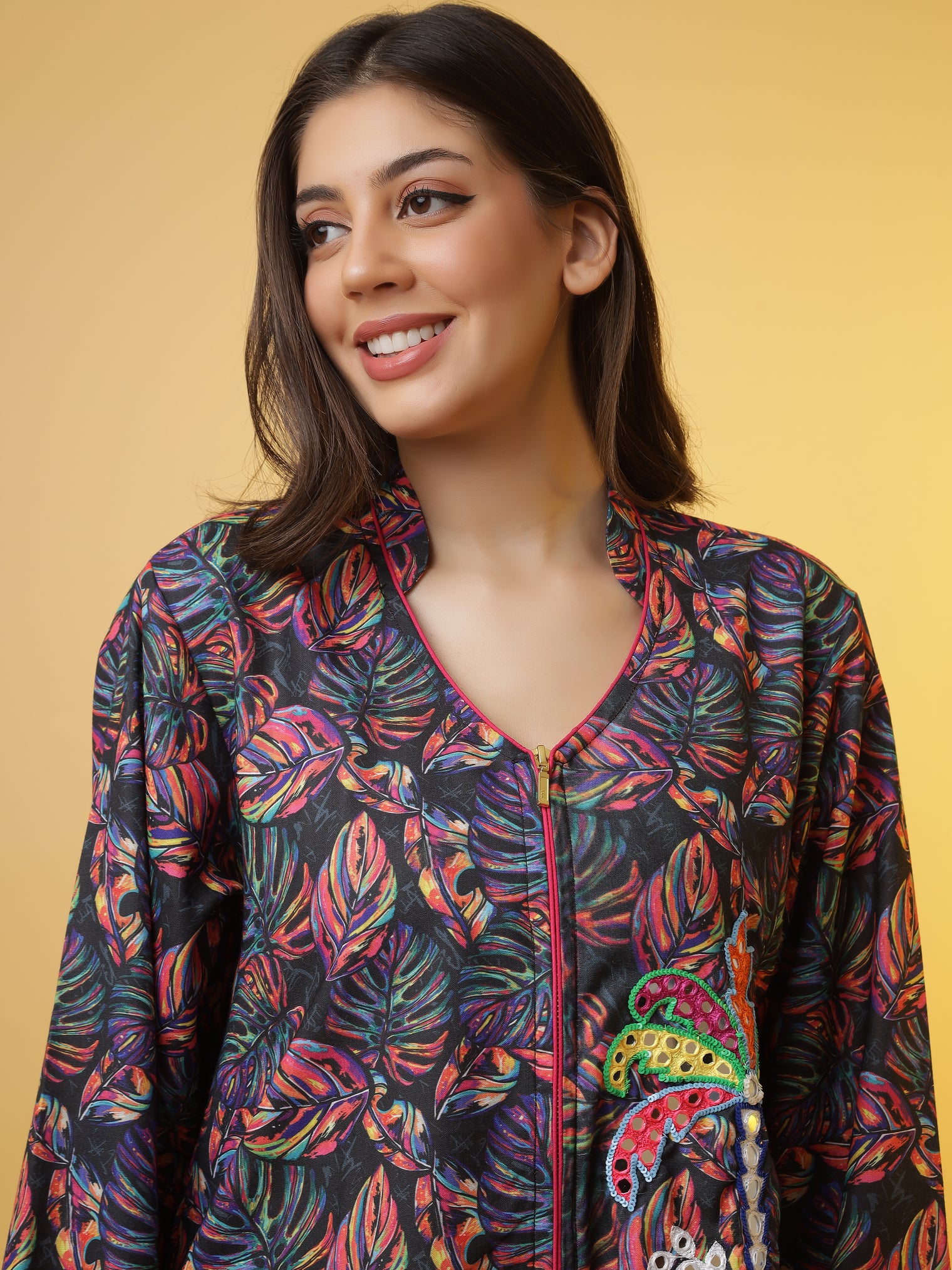 The 'Jewelled Jungle' Tunic