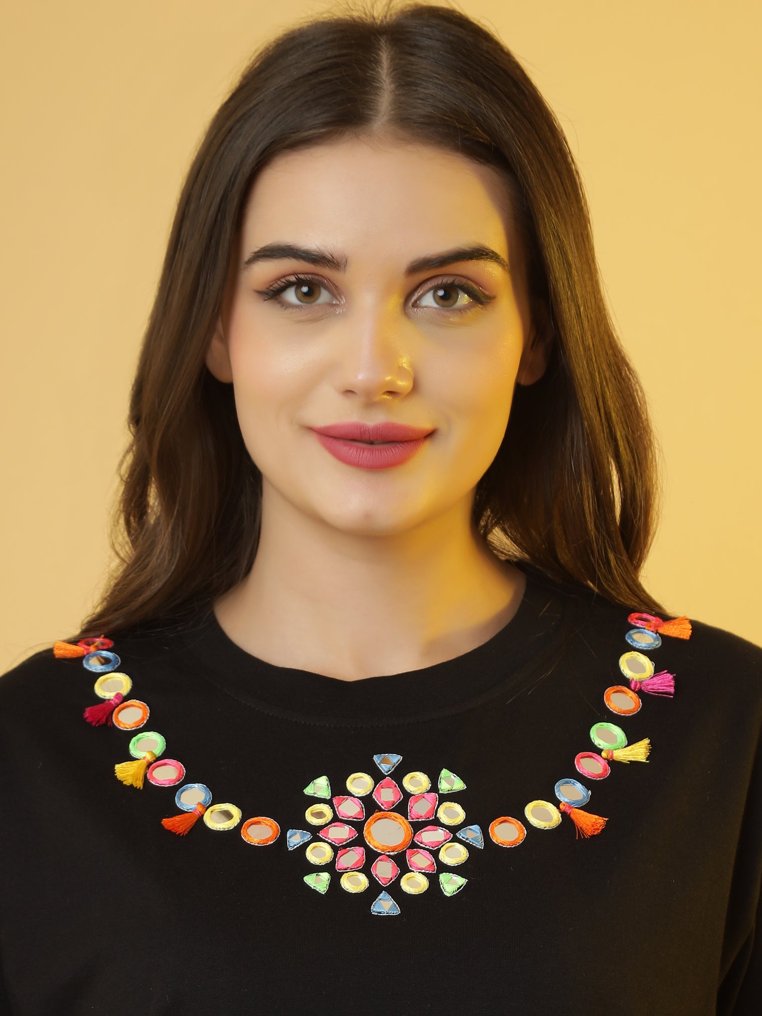 The 'Jet-Set-Gypsy' Black Tee