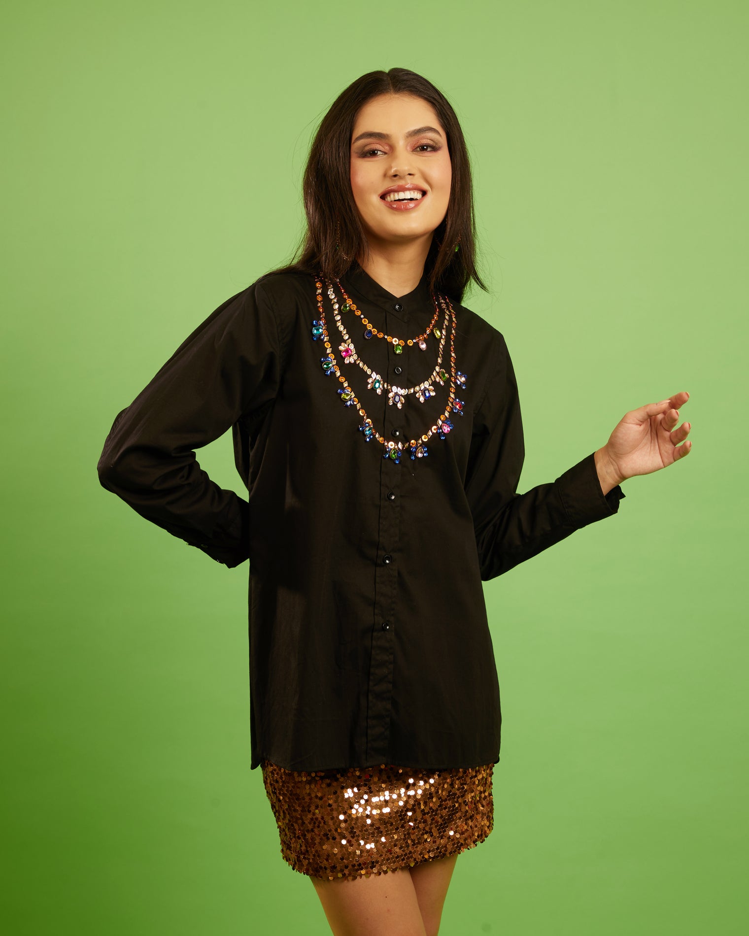 The 'Bling on the Night' Stack Shirt