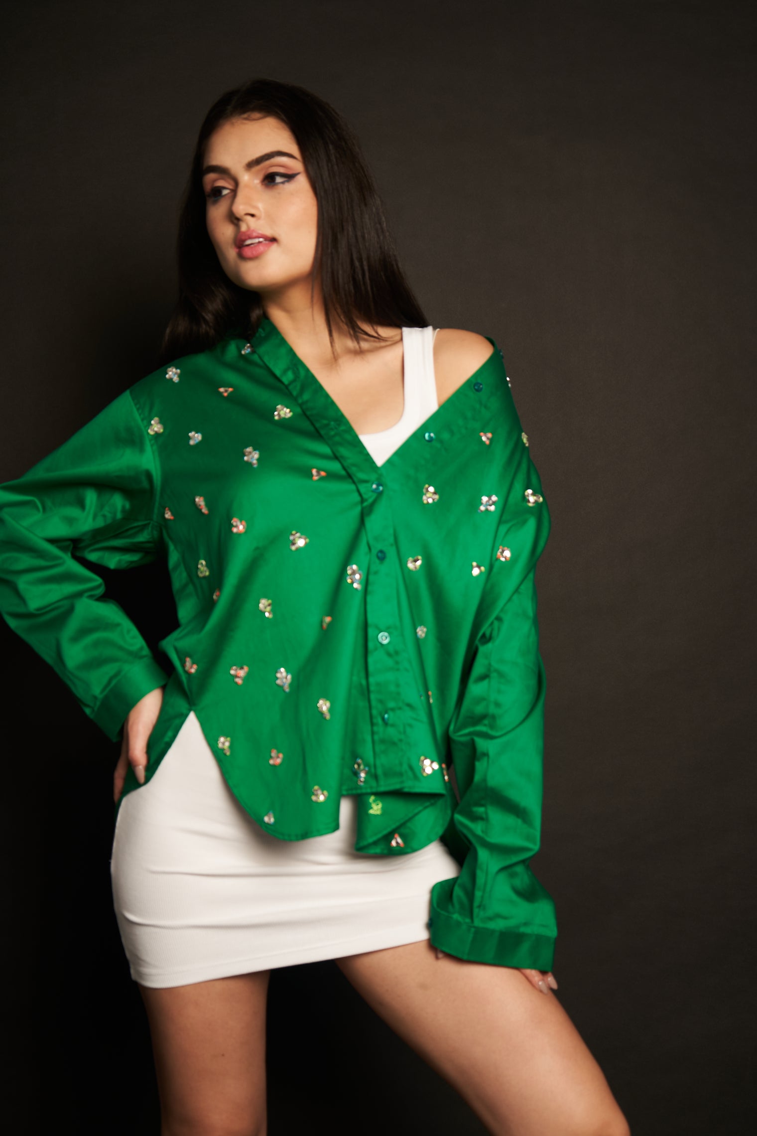 The Constellation Shirt in Green