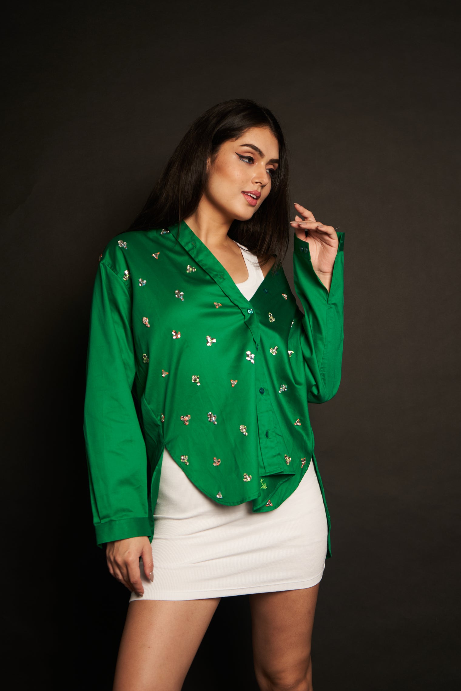 The Constellation Shirt in Green