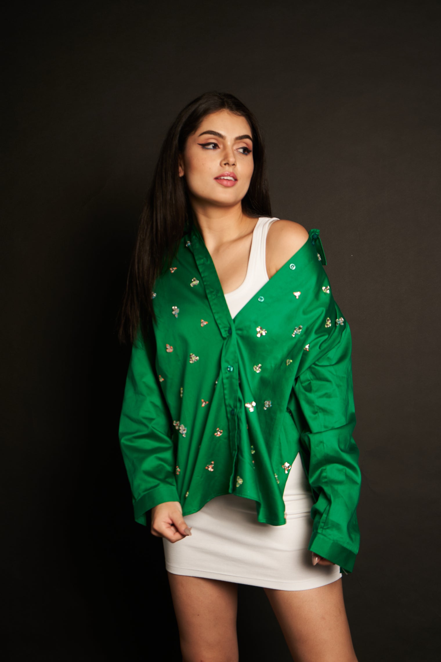 The Constellation Shirt in Green