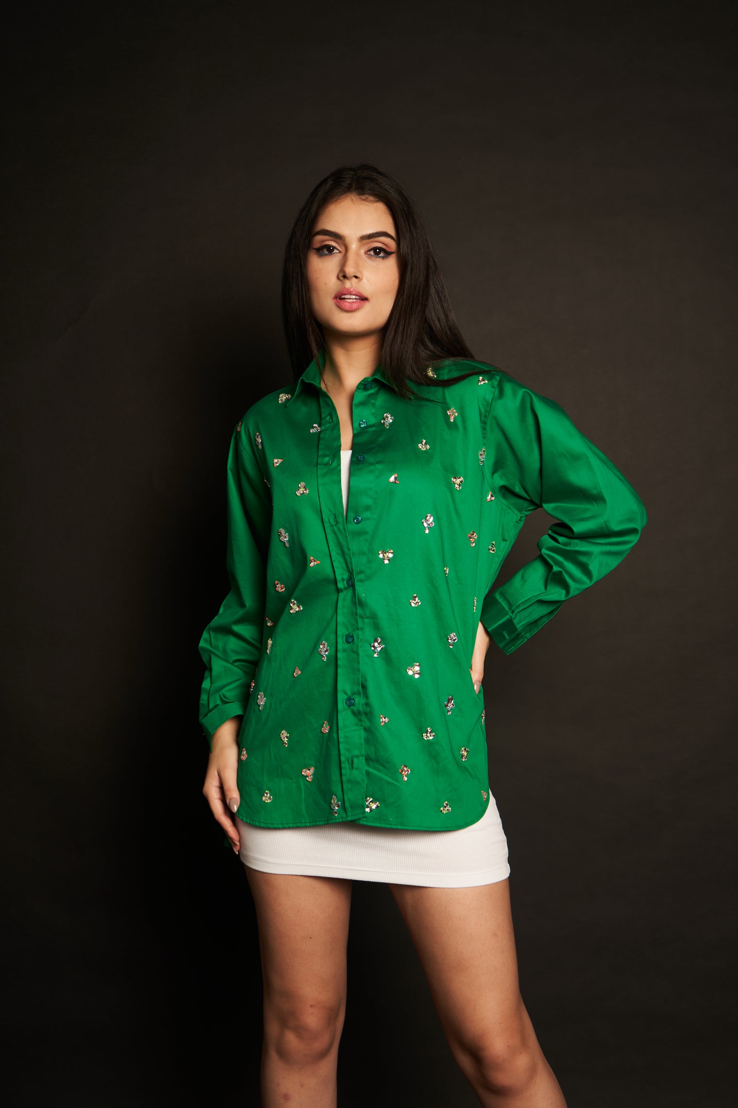 The Constellation Shirt in Green