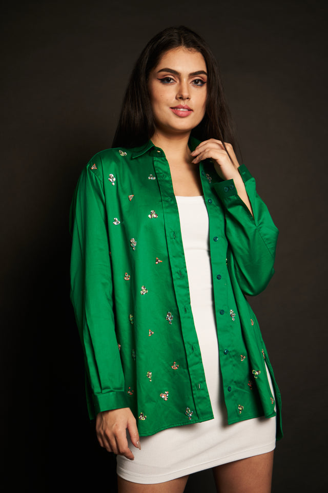 The Constellation Shirt in Green