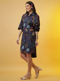 The Boho-Botanica Shirt Dress