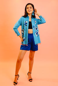 The Turkish Delight Shirt in Turquoise
