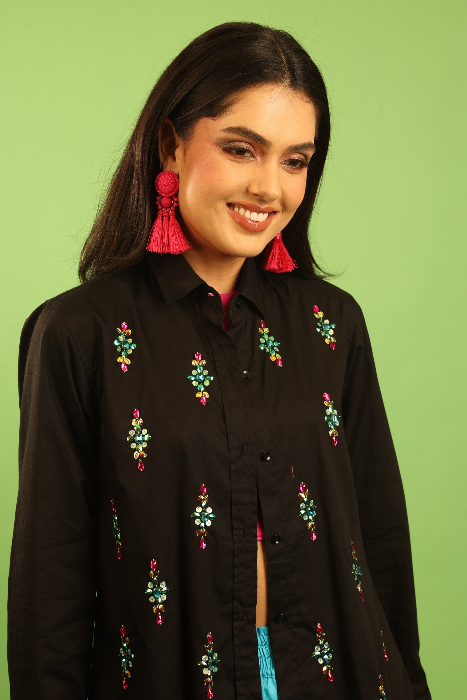 The Gemstone Set in Black and a Turquoise