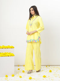 Marigold Memories Butter-Yellow Pant Set