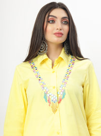 Marigold Memories Butter-Yellow Pant Set