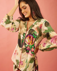 The 'La Vie en Rose' Tunic and Shorts Set